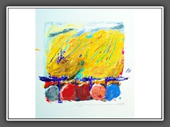 Kleine prins - Het goudkleurig graan doet me aan jou denken --- 50x40 --- 1999 --- 390 Euro