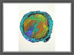 Kleine prins -Het is tijd die jil aan jeroos besteed hebt, die jouw roos zo belanggrijk maakt --- 50x40 --- 1999 --- 370 Euro